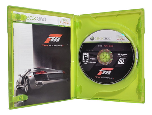 Forza Motorsport 3 Xbox 360 Original Midia Fisica Seminovo (Usado)