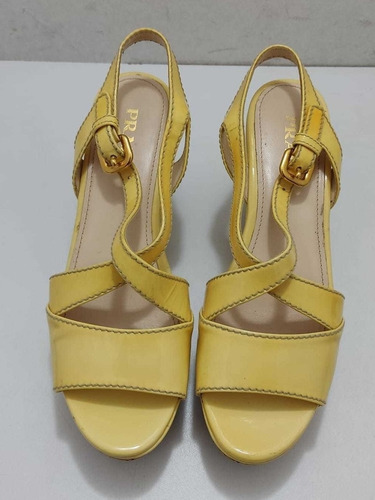 Sandalias Italianas Alta Gama Marca Prada.