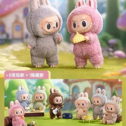 Llavero De Peluche Labubu Exciting Macaron Monsters