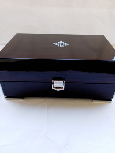 Estuche Para Reloj Patek Philippe/ Cartier, Omega, Rolex Chocolate (Usado)