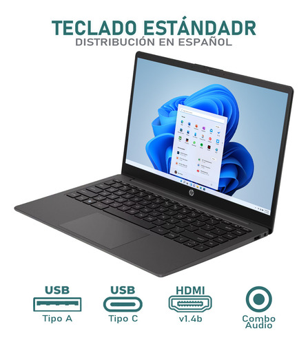 Laptop Hp 245 G10 Amd Ryzen 3 24gb Ram 256gb Ssd Windows 11 Home