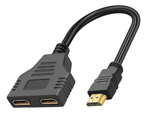 Splitter Hdmi 1x2 / 1 Entrada Macho Y 2 Salidas Hembras 