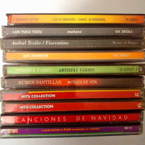 Lote 10 Cd Variados Tango Rock Internacional Edición Limitada