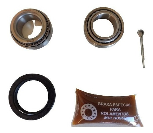 Imagem 4 de 10 de Kit Rolamento Roda Traseira Ford Ka 1997 1998 1999 2000-2002