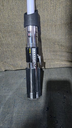 Sabre De Luz Lightsaber Darth Vader Da Hasbro Force Fx Preto E Branco (Usado)