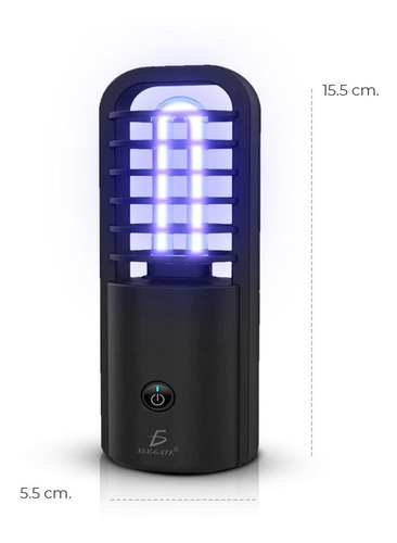 Lampara Esterilizadora Luz Uv Recargable Para Limpieza