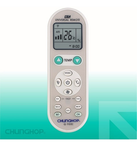 Imagen 2 de 7 de Control Remoto Universal P/aire Acondicionado