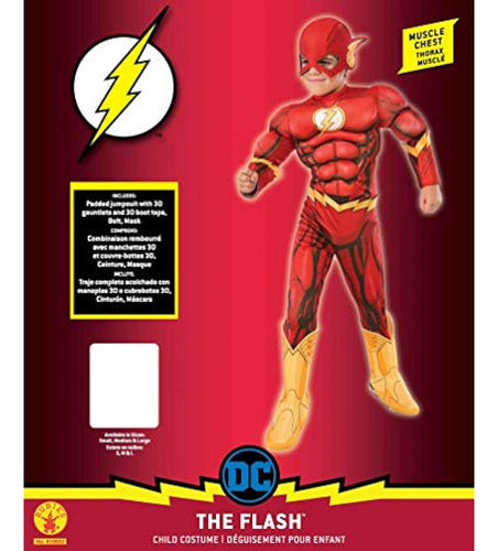 Disfraz De Rubies Costume Dc Superheroes Flash Deluxe Para N