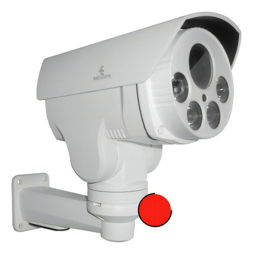 Camara Ip Cctv Ptz Video Hd 960p 1.3 Mp Zoom 4x Exterior Msi Color Blanco