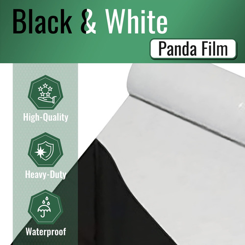 Dl Wholesale Pelicula Panda Blanco Negro Lamina Plastico Luz