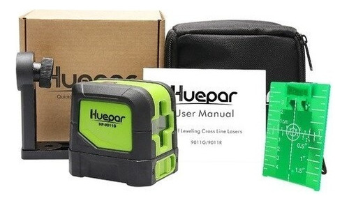 Nível A Laser Huepar Hp-9011g Auto Nivelador 2 Linhas Verde