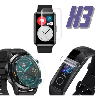 Film Silicona Hidrogel Smartwatch Para Huawei Band 4 Pro X3