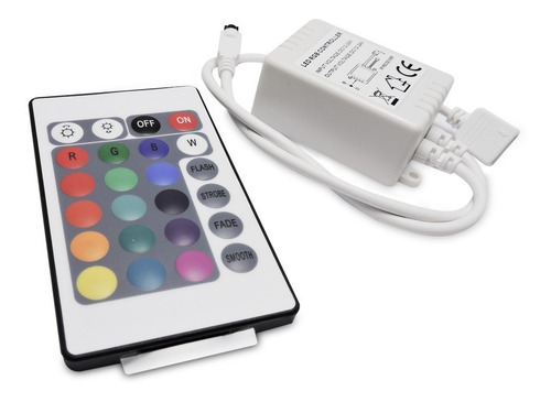 Controladora Rgb + Control Remoto 24 Botones ..anri Tv