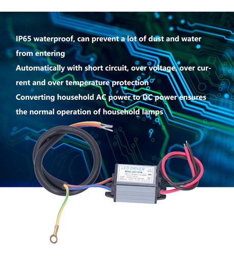Controlador De Transformador De Luz Led Dc312v 300ma Constan