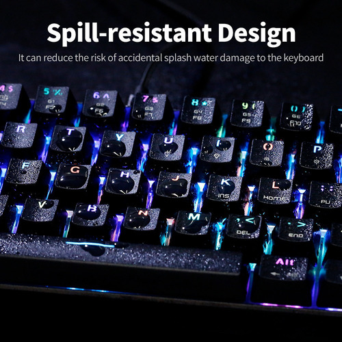 Teclado Motospeed Ck61 Rgb Mecánico Outmu