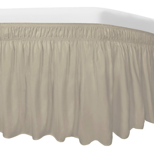 Falda De Cama Cómoda Para Cama Individual O De Tamaño Comple