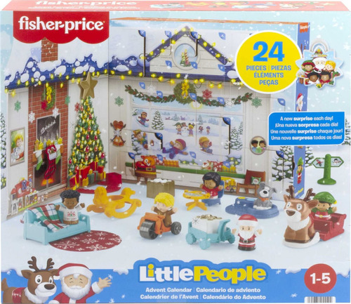 Fisher-price Calendario De Adviento Little People, Juego De.