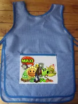 Comprar Pechera\u002Fpintorcito Jardín Personaliz Plants Vs Zombies    