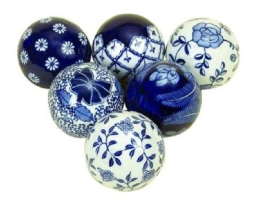 Imagen 1 de 9 de Bolas Decorativas Cerámicas (x Unidad)