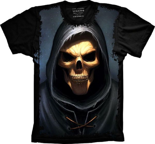 Camiseta Plus Size Legal - Morte - Cranio Caveira