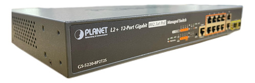 Switch Planet 8p Poe Gigabit Gs-5220-8p2t2s