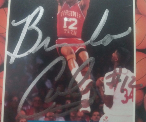 Bimbo Coles Signed Basketball Card