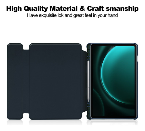 Funda De Teclado Para Tab S9 Fe + Funda Giratoria 360°