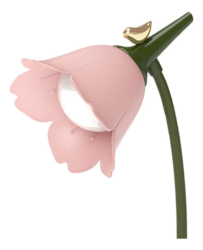 Lámpara De Escritorio Regulable, Recargable Por Usb, Rosa
