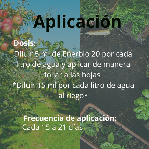 Imagen 3 de 4 de Fertilizante Produce Más Flores Y Más Frutos. Enerbio 20