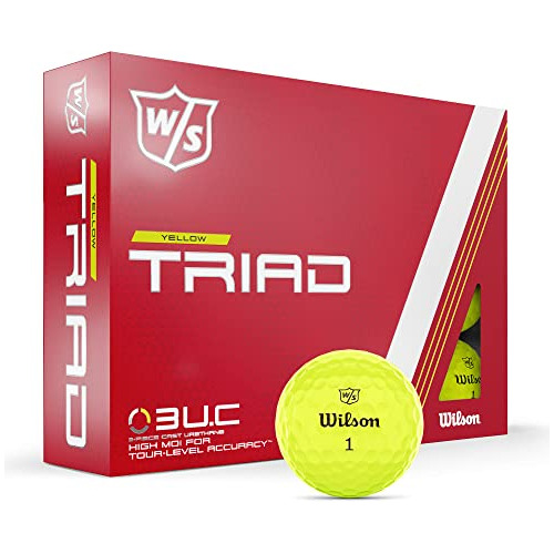 12 Pelotas De Golf Wilson Staff Triad Bolas Golf Amarillo