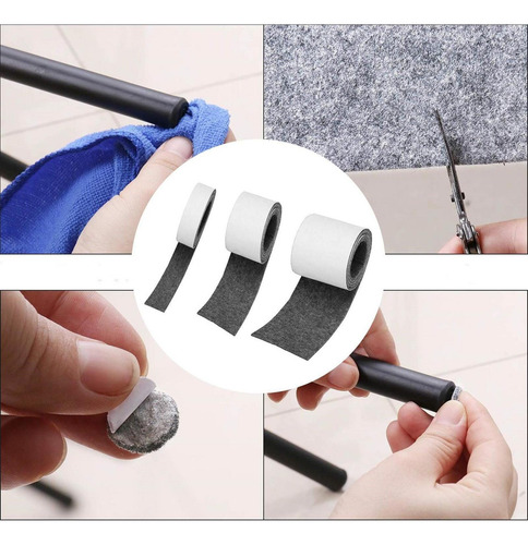 3 Cintas Autoadhesivas De Fieltro Para Pies De Silla,