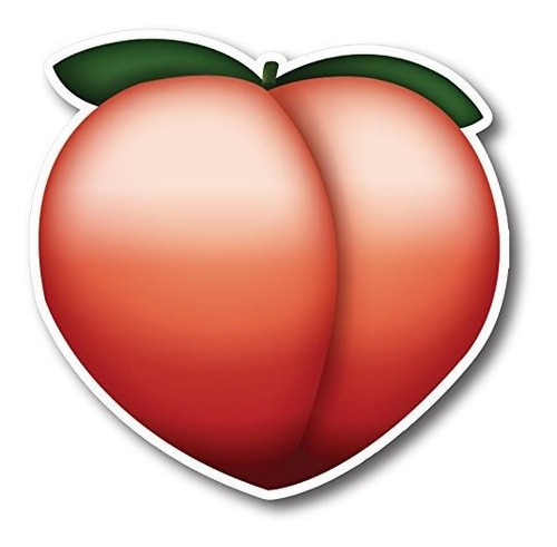 Peach Emoji Magnet Decal Perfect Para Coche O Camion