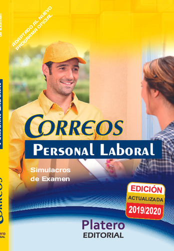 Libro Correos Personal Laboral Simulacro De Examen. J Garcia