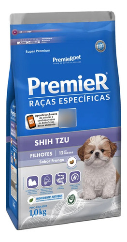 Ração Premier Raças Específicas Shih-tzu Filhotes 1kg