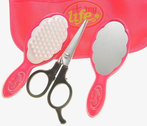 Juego De Salón De Belleza Rosa Para Niñas Kit De Peluquería