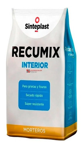 Cemento Mezcla Repara Superficies Interior Recumix 5 Kg