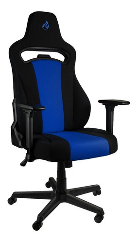Silla Gaming Nitro Concepts E250 Color Negro/azul Material Del Tapizado Tela