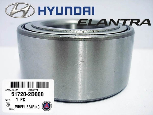 Rodamiento Rolinera Delantera Hyundai Elantra 2.0 2000-2012