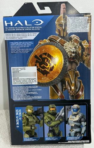Spartan Belos Heran, Halo Action Figure, Jazwares (Usado)