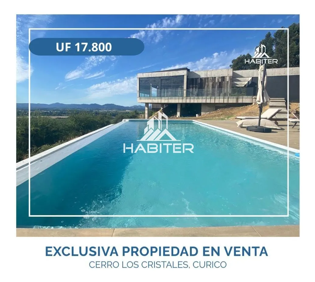 Imagen 1 de 30 de Casa De Alto Estándar Curico, Cerro Los Cristales (39605)