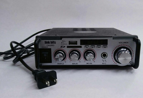 Radio Reproductor Con Amplificador Link Bits Modelo Rrc003
