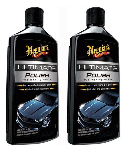 Paq 2 Pulimento Liquido Para Auto Liquido Meguiars