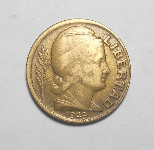 Argentina Excelente Torito 10 Centavos 1949 - Cj#212