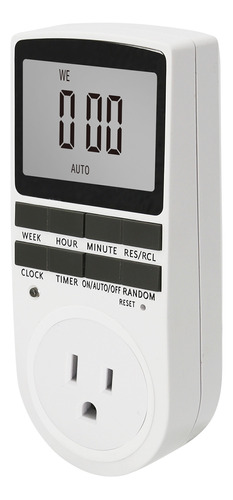 Timer Digital Plug Programable Ahorro Energía