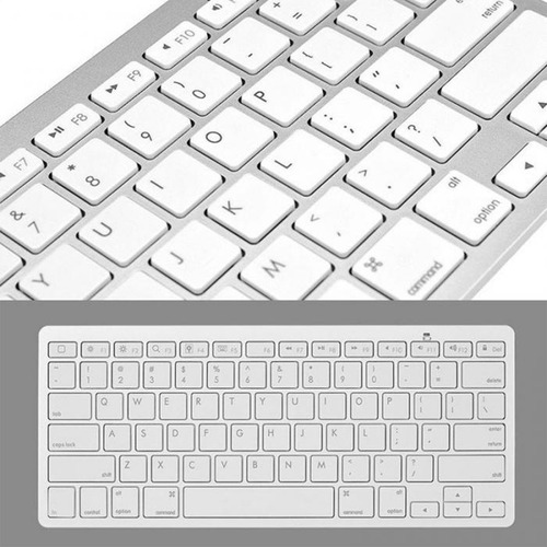 Imagen 7 de 10 de Kit Teclado + Mouse Inalámbrico Computadora Windows Mac Bt
