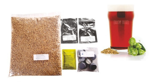 Kit Cerveja Red Ale - 20l Brewbeer Com Insumos E Receita