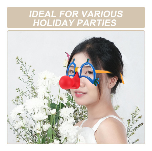 Gafas De Payaso Con Nariz Para Cosplay, Divertidas, Para Fie