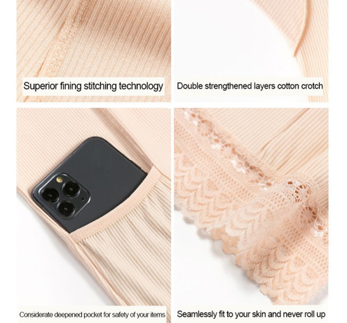 Bottoms Shapewear, Cómodo, Portátil, No Voluminoso, Elemento