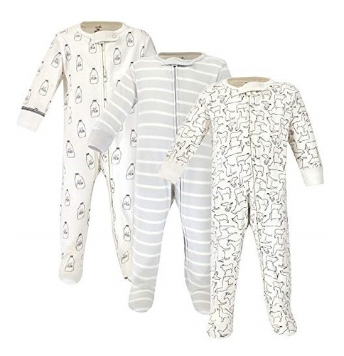 Ropa Para Bebé Paquete De 3 Pijamas De Algodón Talla 6-9m