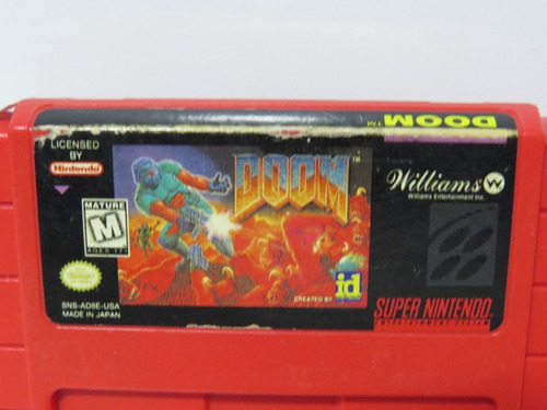 Cod 211 Doom Original Snes Super Nintendo
